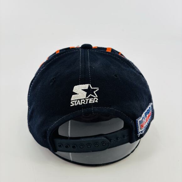 Vintage Chicago Bears Starter SnapBack Hat Collision Shockwave 90’s Pro Line - Picture 2 of 5